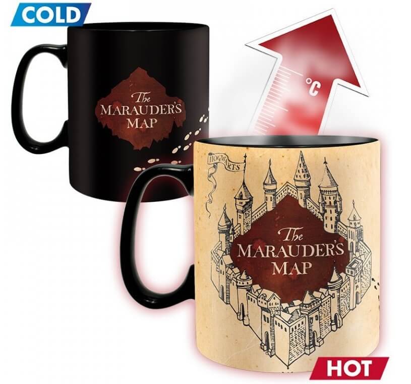 Harry Potter Tekergők Térképe változó bögre Varázsvilág