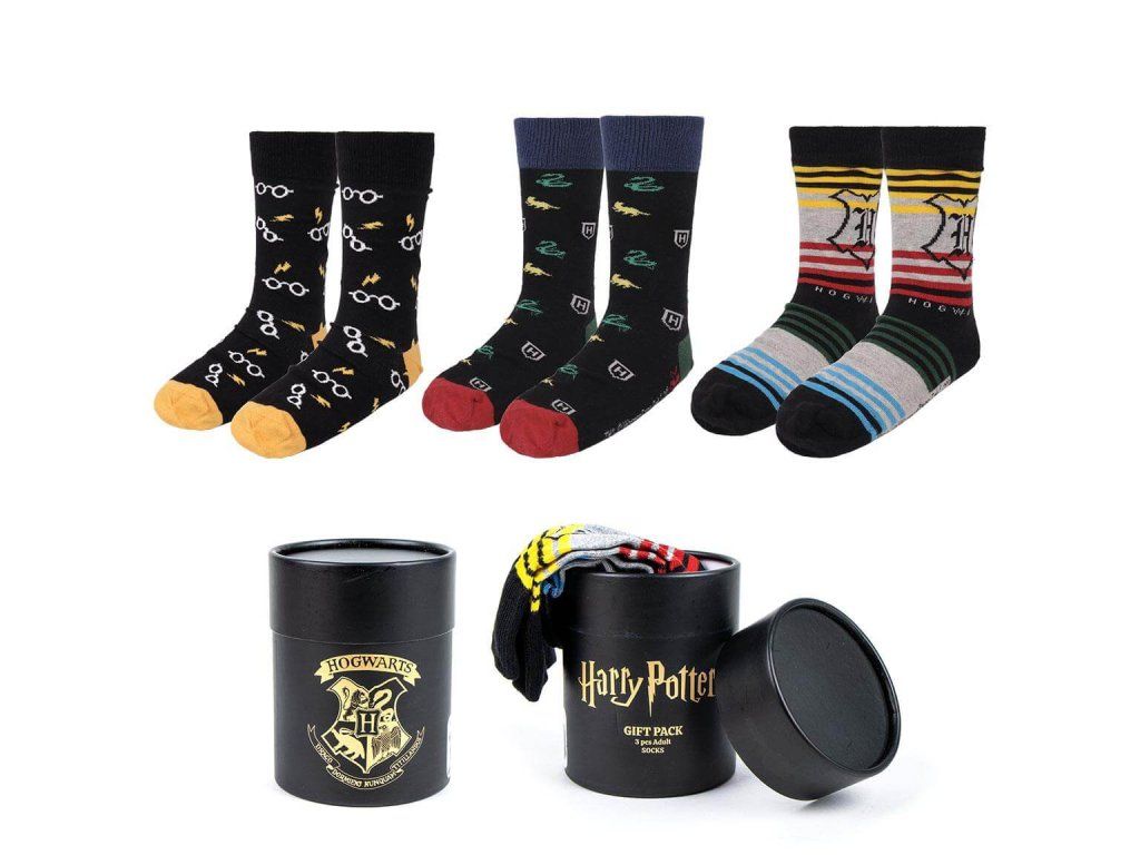 Harry Potter zokni ajándékszett díszdobozban