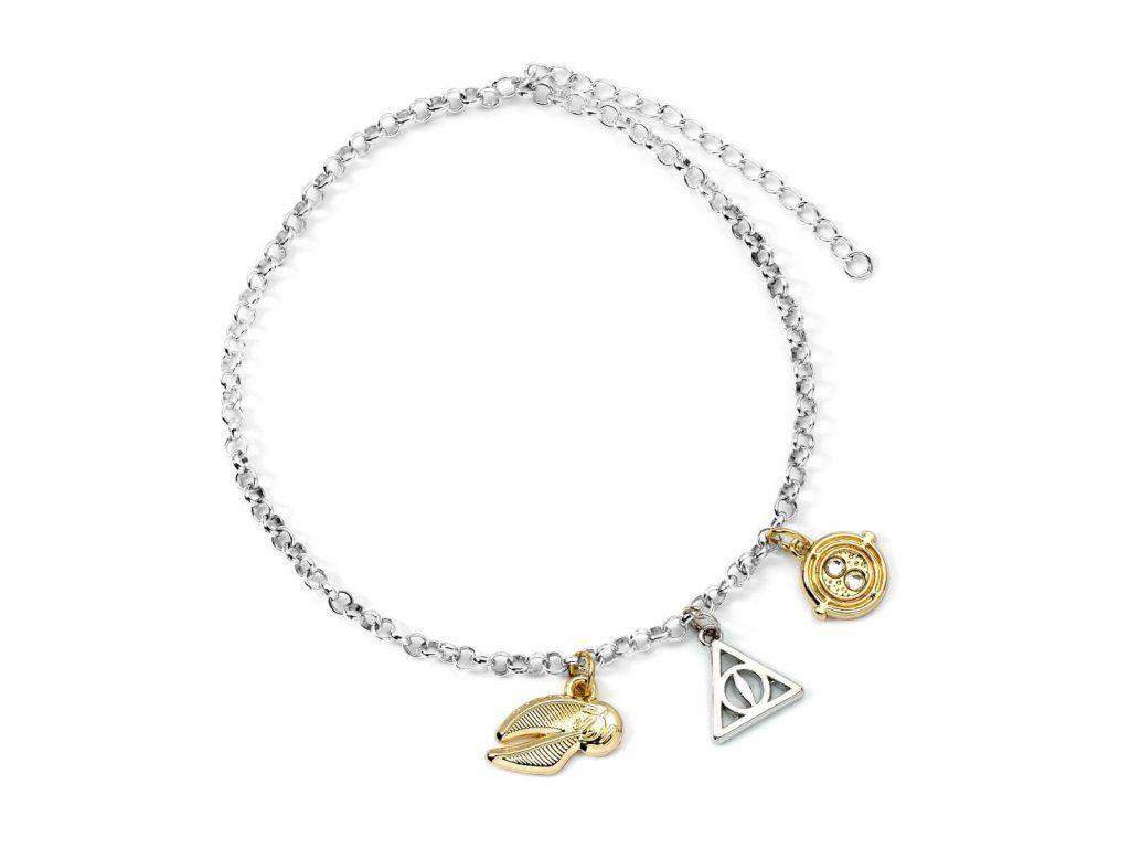 Harry Potter charm karkötő három varázstárgy medállal