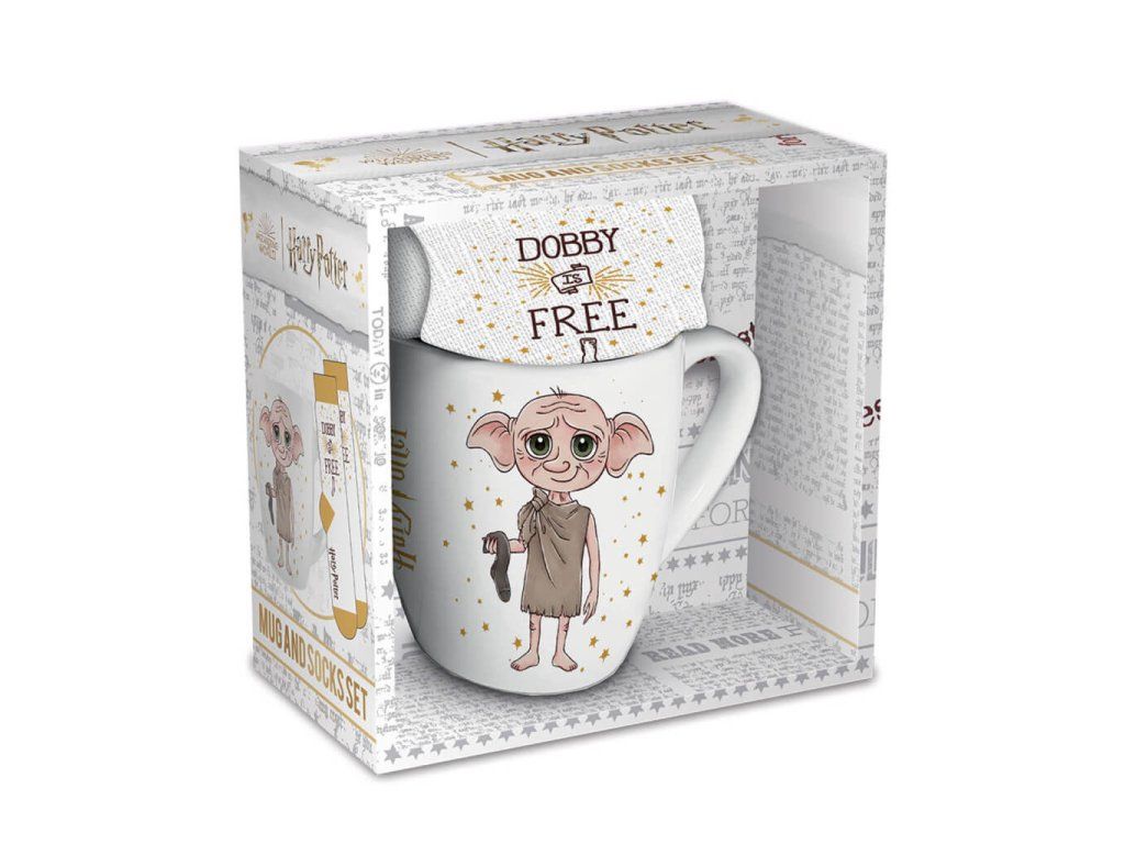 Dobby bögre és zokni ajándékszett