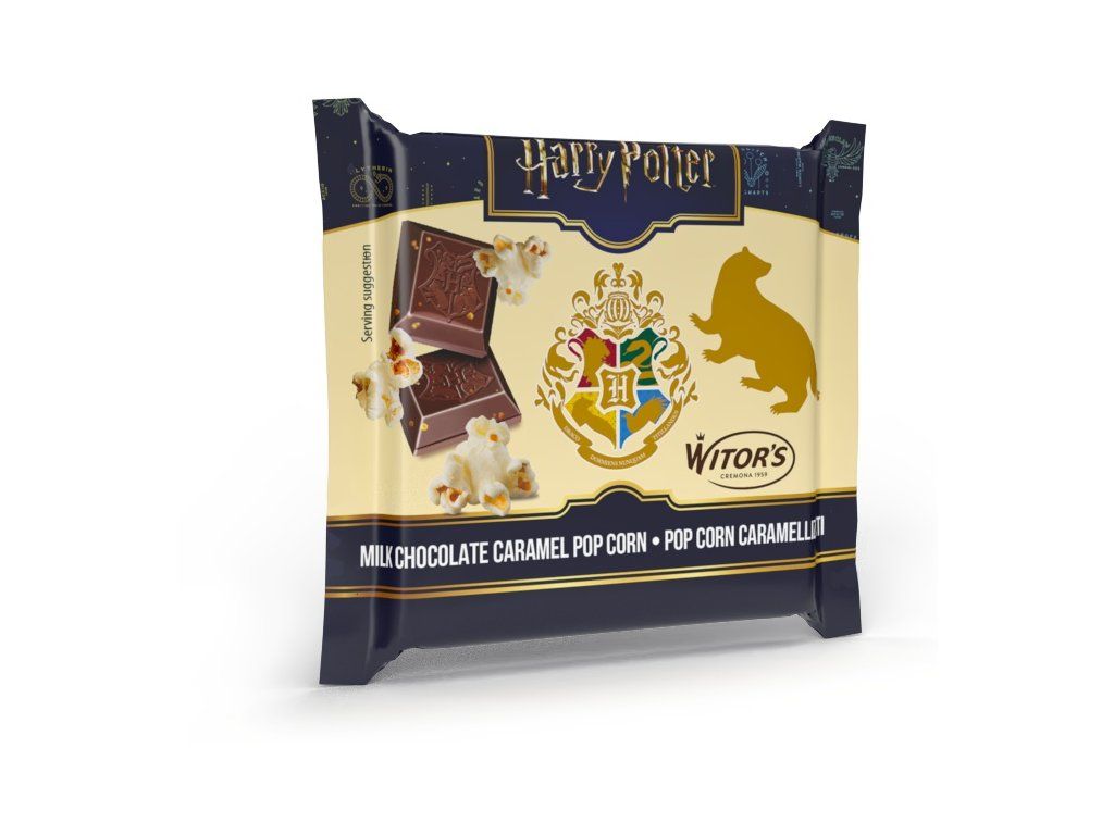 Tejcsokoládé karamellizált popcornnal