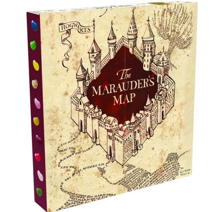 Adventní kalendář Harry Potter s motivem Pobertova plánku | Svetkouzel.com
